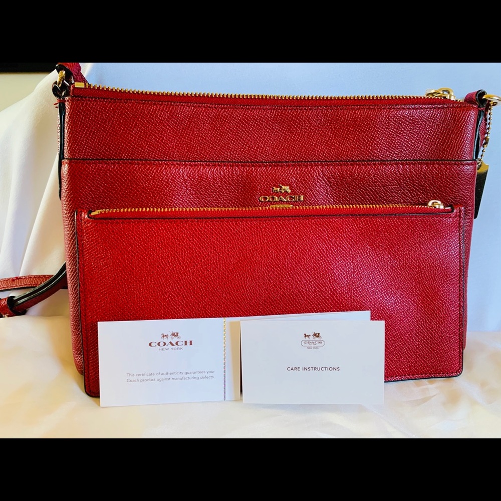 Authentic coach crossbody bag